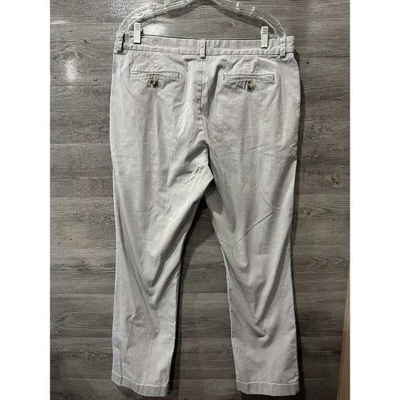 Vineyard Vines Breaker Pants Stretch Men's Sz 36x32 Gray Slim Fit Chino - Picture 6 of 11